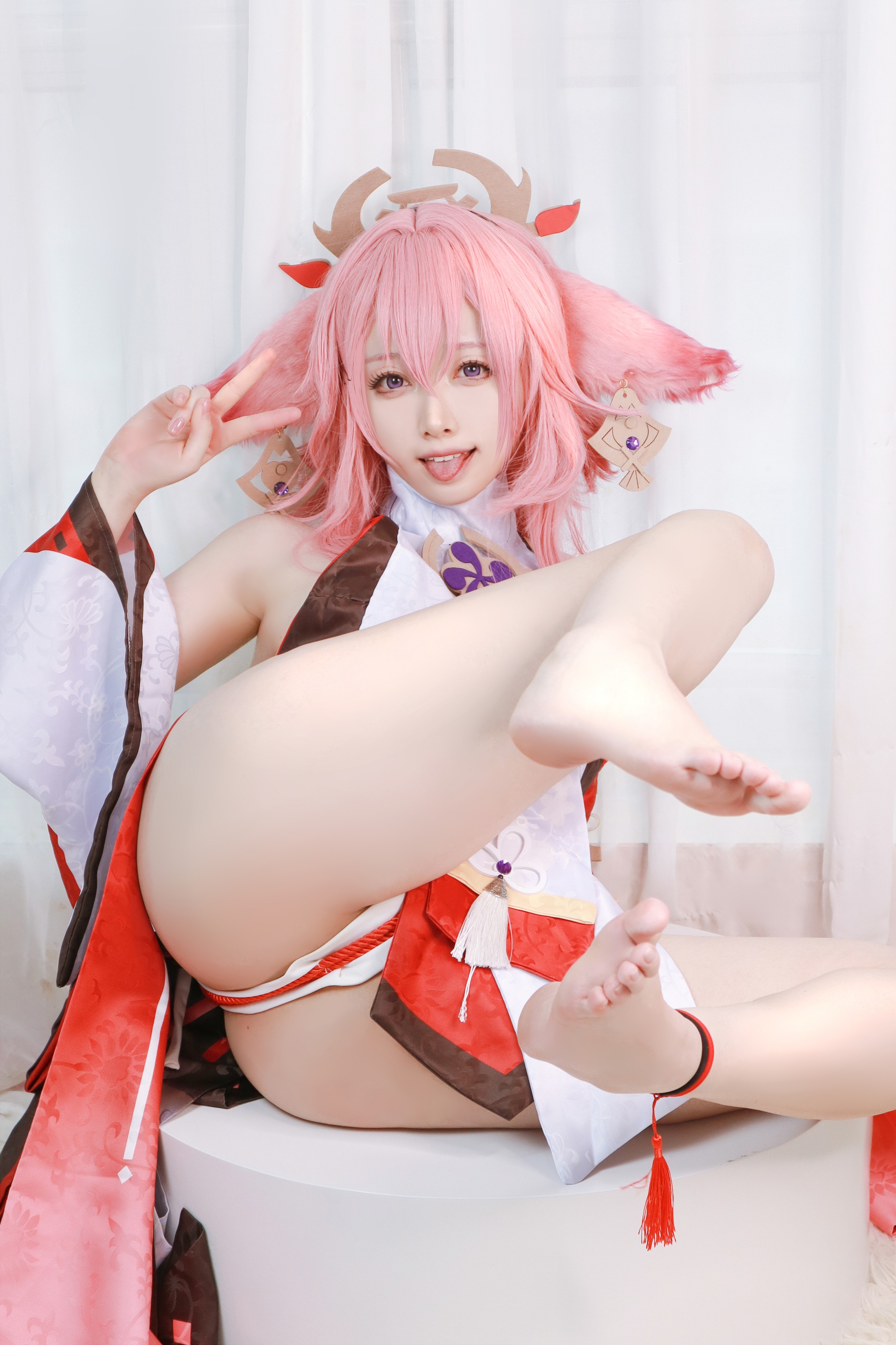 图片[1]-Asagiriai（愛ちゃん） – NO.007 原神Yae Miko [35P]-XikXak